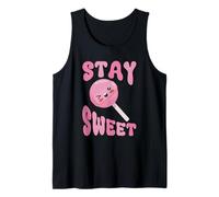 Kawaii Lollipop Stay Sweet Cute Candy Tank Top