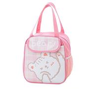 Kawaii Lunch Bag for Girls Picnic Bag Outdoor Insulated Cooler Tote Bag Cute Animes Lunch Bags for Women Large Capacity