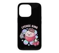 Kawaii Lychee King Tropical Fruit Bubble Tea Drink Case for iPhone 13 Pro