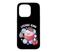 Kawaii Lychee King Tropical Fruit Bubble Tea Drink Case for iPhone 15 Pro