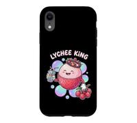Kawaii Lychee King Tropical Fruit Bubble Tea Drink Case for iPhone XR