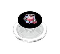 Kawaii Lychee King Tropical Fruit Bubble Tea Drink PopSockets PopGrip for MagSafe