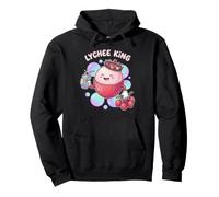 Kawaii Lychee King Tropical Fruit Bubble Tea Drink Pullover Hoodie