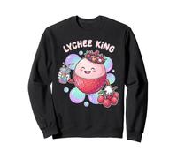 Kawaii Lychee King Tropical Fruit Bubble Tea Drink Sweatshirt