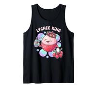 Kawaii Lychee King Tropical Fruit Bubble Tea Drink Tank Top