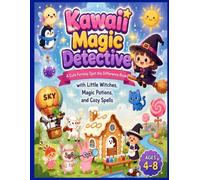 Kawaii Magic Detective: A Cute Fantasy Spot the Difference Book with Little Witches, Magic Potions, and Cozy Spells - Fun Picture Puzzle Activity Book for Kids, Teens, and Cozy Gamers