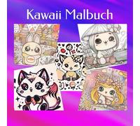 Kawaii Malbuch: Band 1 (Kawaii Malbücher)