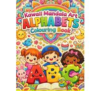 Kawaii Mandala art Alphabets: Coloring Book