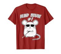 Kawaii Matching Group Outfit #1 3 Three Blind Mice Costumes T-Shirt, Men, Cranberry Red, Medium