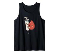 Kawaii Medical Joke Cute Syringe Blood Draw Phlebotomists Tank Top
