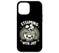 Kawaii Miso Soup Steamimg With Joy Japanese Food Design Case for iPhone 12 Pro Max