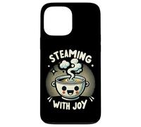 Kawaii Miso Soup Steamimg With Joy Japanese Food Design Case for iPhone 13 Pro Max