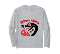 Kawaii Monster Tokyo Japan Cute Kaiju Japanese Dragon Long Sleeve T-Shirt