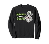 Kawaii Mummy With Candy Funny Halloween Sweatshirt