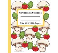 Kawaii Mushroom Notebook: Cozy Aesthetic Journal for School Notes, Doodling & Planning