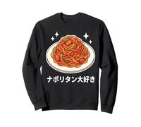 Kawaii Napolitan Spaghetti Japanese Retro Cafe Food Art Sweatshirt