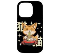 Kawaii Neko Otaku Ramen Fox Anime Ramen Case for iPhone 14 Pro