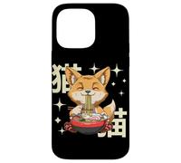 Kawaii Neko Otaku Ramen Fox Anime Ramen Case for iPhone 14 Pro Max