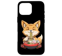 Kawaii Neko Otaku Ramen Fox Anime Ramen Case for iPhone 16 Pro Max