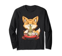 Kawaii Neko Otaku Ramen Fox Anime Ramen Long Sleeve T-Shirt