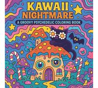 Kawaii Nightmare: A Groovy Psychedelic Coloring Book for Adults: 45 creepy-cute pages of trippy fun, adorable monsters, and chill vibes for stress-free creativity