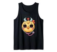 Kawaii Nurse Chicken Cartoon Hospital Vibes Thanksgiving Tank Top
