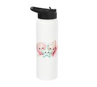 Kawaii Ocean Friends Seashell Starfish Cute Stainless Steel Insulated Water Bottle