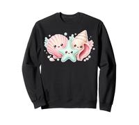 Kawaii Ocean Friends Seashell Starfish Cute Sweatshirt