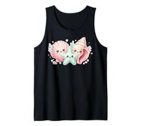 Kawaii Ocean Friends Seashell Starfish Cute Tank Top