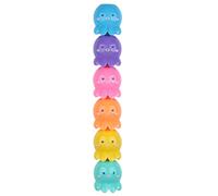 Kawaii Octopus Shaped Highlighter Pens, 5 Pcs Stackable Cute Mini Highlighters for Student School Office