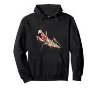 Kawaii origami praying mantis |Japan flower pattern insects Pullover Hoodie