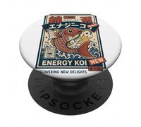 Kawaii Otaku Anime Japanese Streetwear Koi Carp Grunge PopSockets Adhesive PopGrip