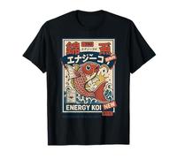 Kawaii Otaku Anime Japanese Streetwear Koi Carp Grunge T-Shirt