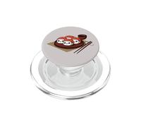 Kawaii Owl Sushi Food Pun Happy Sushi Anime Owl Food Lover PopSockets PopGrip for MagSafe