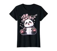 Kawaii Panda Bear s Cherry Blossom s Spring Sakura T-Shirt