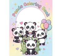 Kawaii Panda Coloring Book: 30 Cute and Easy Panda Coloring Pages for Kids Ages 4-8 (ALDETOMO BOOKS)