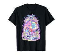 Kawaii Pastel Goth Cute and Creepy Teddy Bear Voodoo Doll T-Shirt