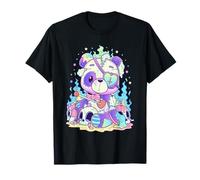 Kawaii Pastel Goth Cute and Scary Panda Bear T-Shirt