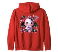Kawaii Pastel Goth Cute Halloween Vibes Zip Hoodie