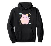 Kawaii Pastel Space Bear Pullover Hoodie