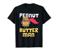 Kawaii Peanut Butter Man Sandwich Superhero Costume T-Shirt