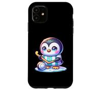 Kawaii Penguin Ice Hockey H7 Jersey Player On Ice Case for iPhone 11