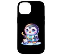 Kawaii Penguin Ice Hockey H7 Jersey Player On Ice Case for iPhone 14