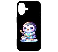 Kawaii Penguin Ice Hockey H7 Jersey Player On Ice Case for iPhone 17