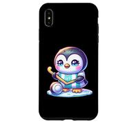 Kawaii Penguin Ice Hockey H7 Jersey Player On Ice Case for iPhone XS Max
