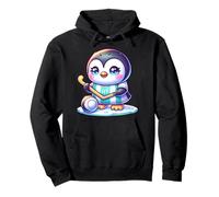 Kawaii Penguin Ice Hockey H7 Jersey Player On Ice Pullover Hoodie