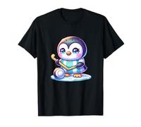 Kawaii Penguin Ice Hockey H7 Jersey Player On Ice T-Shirt