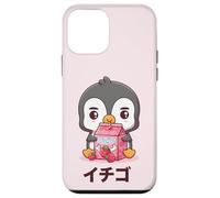 Kawaii Penguin Strawberry Milk Japanese Ichigo Cute Art Case for iPhone 12 mini