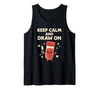 Kawaii Phlebotomist Humor Cute Blood Draw Medical Nurse Joke Tank Top