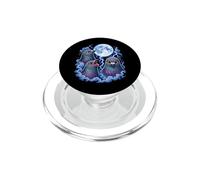 Kawaii Pigeon Funny Moon Storm Cloud Meme Anime Bird Art PopSockets PopGrip for MagSafe